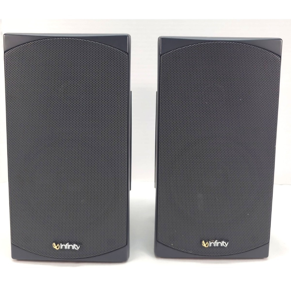Infinity HTS-SAT Speakers Pair 10-100W 8 ohm + Mounting Brackets Tested